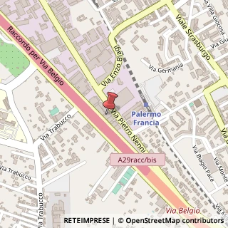 Mappa Via Pietro Nenni, 20, 90146 Palermo, Palermo (Sicilia)