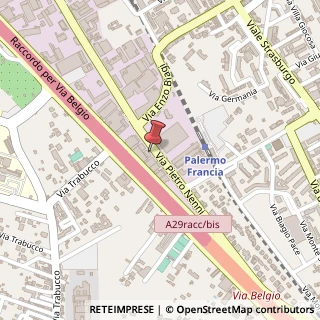 Mappa Via Pietro Nenni, 23, 90146 Palermo, Palermo (Sicilia)
