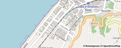 Mappa Capo d’Orlando