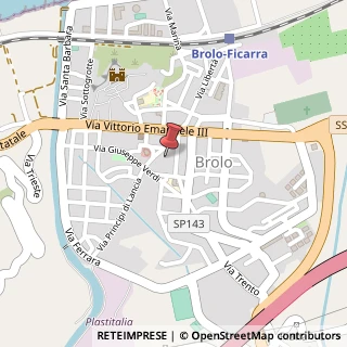 Mappa Piazza Marconi, 1, 98061 Brolo, Messina (Sicilia)