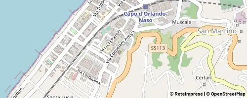 Mappa Capo d'Orlando