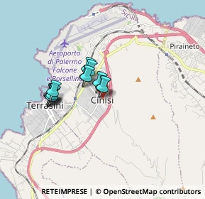 Mappa Piazza Pietro Venuti, 90045 Cinisi PA, Italia (1.42154)