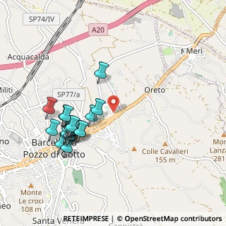 Mappa Via Luigi Pirandello, 98051 Barcellona Pozzo di Gotto ME, Italia (1.1075)