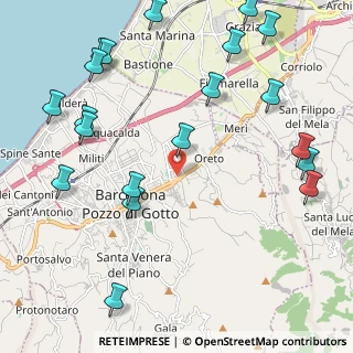 Mappa Via Luigi Pirandello, 98051 Barcellona Pozzo di Gotto ME, Italia (3.14)