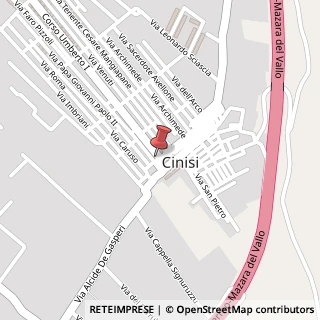 Mappa Corso Umberto I, 8, 90045 Cinisi, Palermo (Sicilia)
