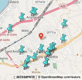 Mappa Salesiano 2, 98051 Barcellona Pozzo di Gotto ME, Italia (1.25895)