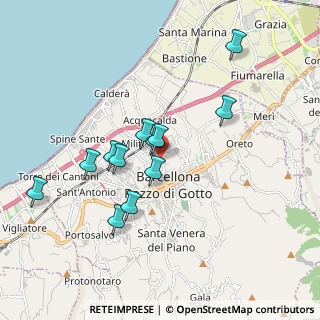 Mappa Via Sant'Andrea, 98051 Barcellona pozzo di Gotto ME, Italia (1.84833)