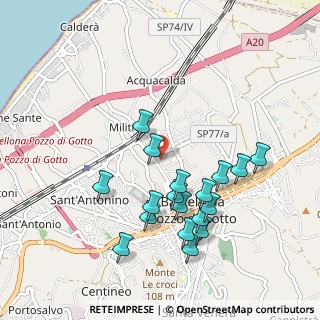 Mappa Via Maria Giovanna Stella Modaffari, 98051 Barcellona pozzo di Gotto ME, Italia (1.075)