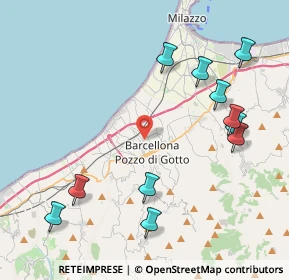 Mappa Via Modaffari snc, 98051 Barcellona pozzo di Gotto ME, Italia (5.39)