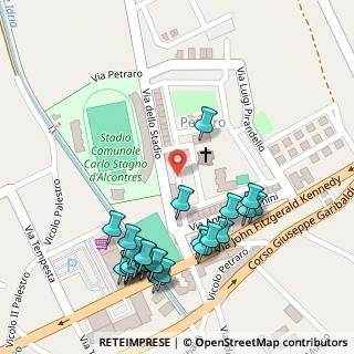Mappa Via dello Stadio, 98051 Barcellona Pozzo di Gotto ME, Italia (0.165)