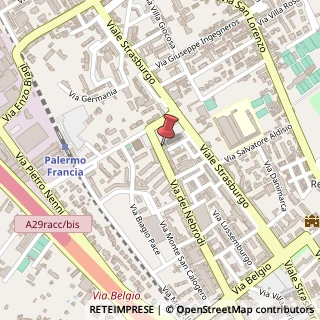 Mappa Via dei Nebrodi, 95, 90146 Palermo, Palermo (Sicilia)