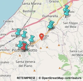 Mappa Via Tukor, 98051 Barcellona Pozzo di Gotto ME, Italia (2.26727)