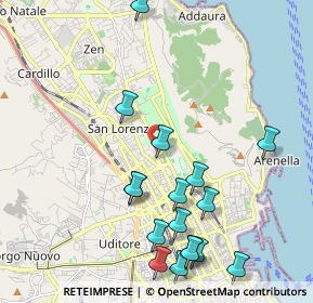 Mappa Piazza Salerno, 90146 Palermo PA, Italia (2.60353)