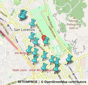 Mappa Piazza Salerno, 90146 Palermo PA, Italia (1.237)