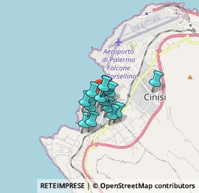 Mappa Largo Scalo, 90049 Terrasini PA, Italia (0.99)