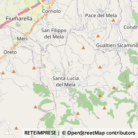 Mappa Santa Lucia del Mela