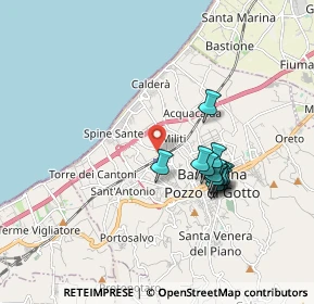 Mappa Via Battifoglia, 98051 Barcellona Pozzo di Gotto ME, Italia (1.71417)