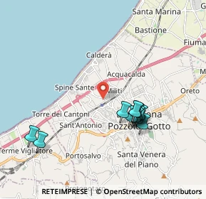 Mappa Via Battifoglia, 98051 Barcellona Pozzo di Gotto ME, Italia (2.02333)