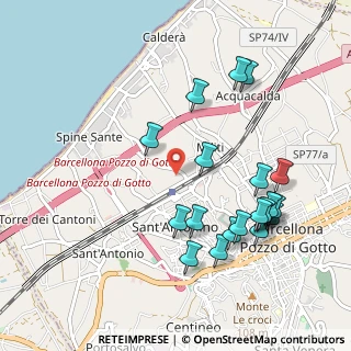 Mappa Via Battifoglia, 98051 Barcellona Pozzo di Gotto ME, Italia (1.2)