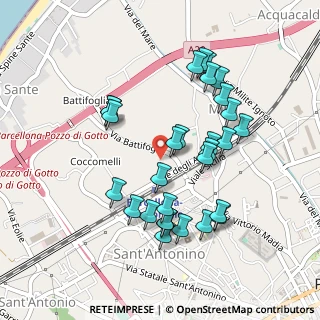 Mappa Via Battifoglia, 98051 Barcellona Pozzo di Gotto ME, Italia (0.51103)