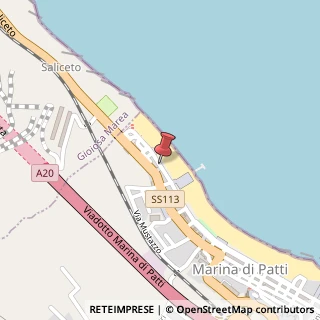 Mappa Via Capitano F. Zuccarello, 245-232, 98066 Patti, Messina (Sicilia)