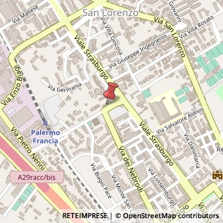 Mappa Viale Francia, 3, 90146 Palermo, Palermo (Sicilia)