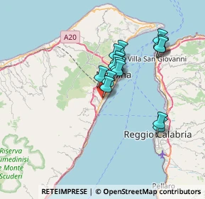 Mappa 98125 Messina ME, Italia (6.585)
