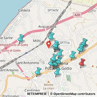 Mappa Via modaffari, 98051 Barcellona Pozzo di Gotto ME, Italia (1.10158)