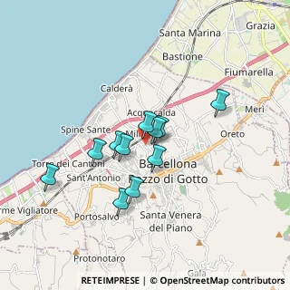 Mappa Via del Mare, 98051 Barcellona Pozzo di Gotto ME, Italia (1.50545)