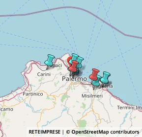 Mappa Via Caduti Senza Croce, 90146 Palermo PA, Italia (8.75455)