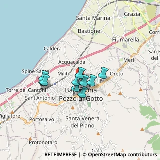 Mappa Via Don Tullio Rizzo, 98051 Barcellona Pozzo di Gotto ME, Italia (1.25818)