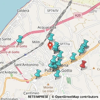 Mappa Via Industriale, 98051 Barcellona pozzo di Gotto ME, Italia (1.06316)