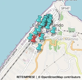 Mappa Via Elio Vittorini, 98071 Capo d'Orlando ME, Italia (0.343)