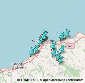 Mappa Via Elio Vittorini, 98071 Capo d'Orlando ME, Italia (5.47412)