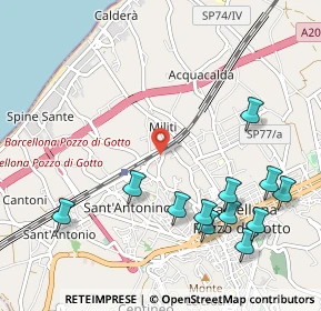 Mappa Viale Sicilia, 98051 Barcellona Pozzo di Gotto ME, Italia (1.38417)
