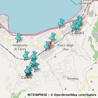 Mappa Via Matteo Picone, 90044 Carini PA, Italia (2.75222)