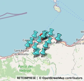 Mappa Via Luigi Pirandello, 98061 Brolo ME, Italia (9.052)