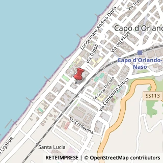 Mappa Via Nino Bixio, 14, 98071 Capo d'Orlando, Messina (Sicilia)