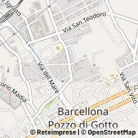 Kaart Barcellona Pozzo di Gotto