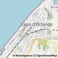 지도 Capo d'Orlando