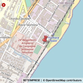 Mappa Via Antonio Pacinotti,  5, 98125 Messina, Messina (Sicilia)