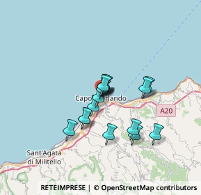 Mappa Vicolo del Silenzio, 98071 Capo d'Orlando ME, Italia (5.2575)