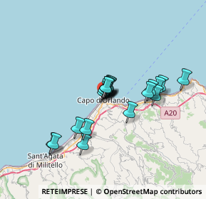 Mappa Via Roma, 98071 Capo d'Orlando ME, Italia (5.7345)