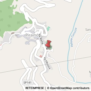 Mappa Via Convento, 28, 98060 Piraino, Messina (Sicilia)