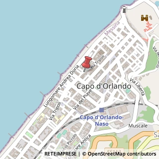 Mappa Piazza Merendino, 17, 98017 Capo d'Orlando, Messina (Sicilia)