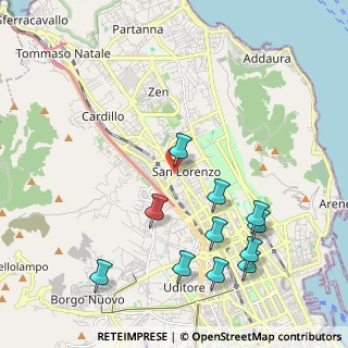 Mappa Via Giuseppe Prezzolini, 90100 Palermo PA, Italia (2.60636)
