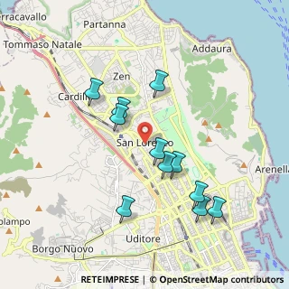 Mappa Via E. Calandra, 90146 Palermo PA, Italia (1.96909)
