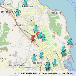 Mappa Via E. Calandra, 90146 Palermo PA, Italia (3.05063)