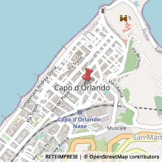 Mappa Via Francesco Crispi, 13, 98071 Capo d'Orlando, Messina (Sicilia)