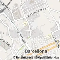 Kort Barcellona Pozzo di Gotto